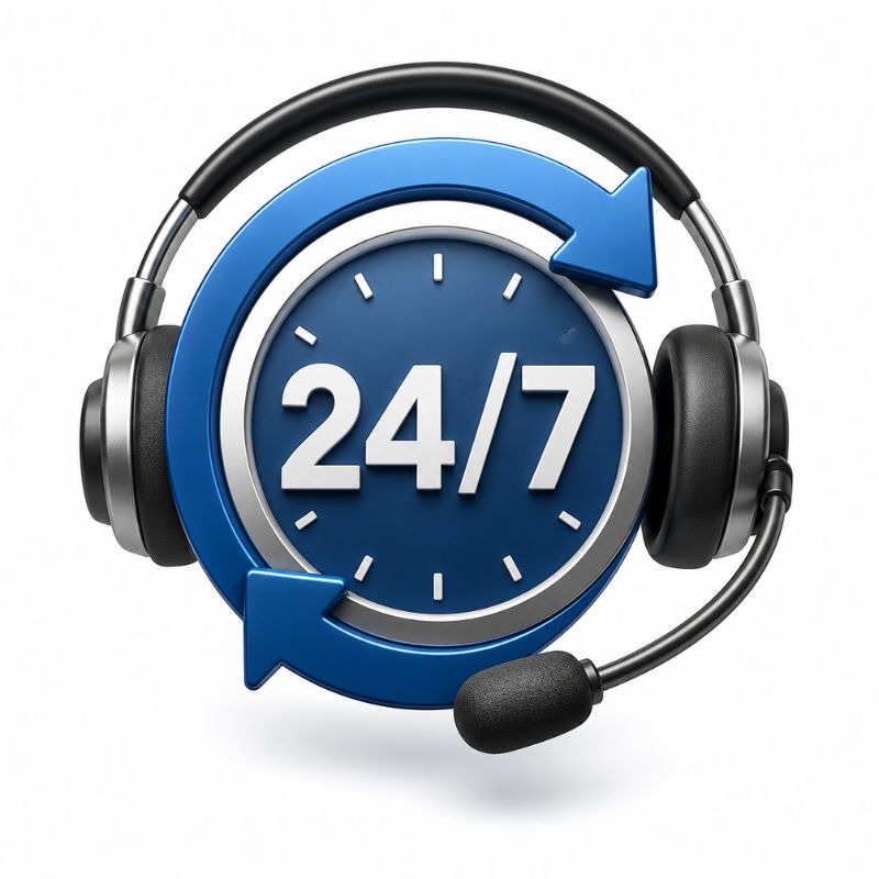 Highly supportive technical team, 24/7 technical assistance